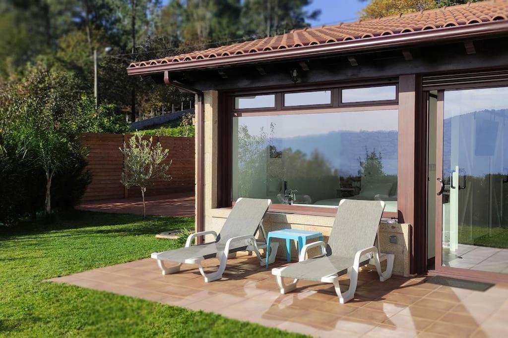 Casa Nueva De Vigo Rural Mos Con Jacuzzi Y Chimenea Para Escapada Romantica Exterior photo